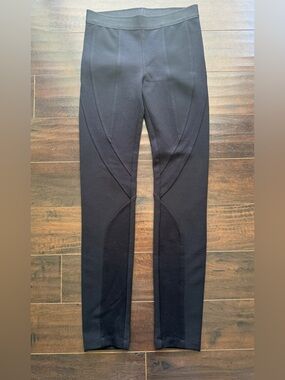 BCBG Max Azria Black Ponte Leggings Pants Size XS New